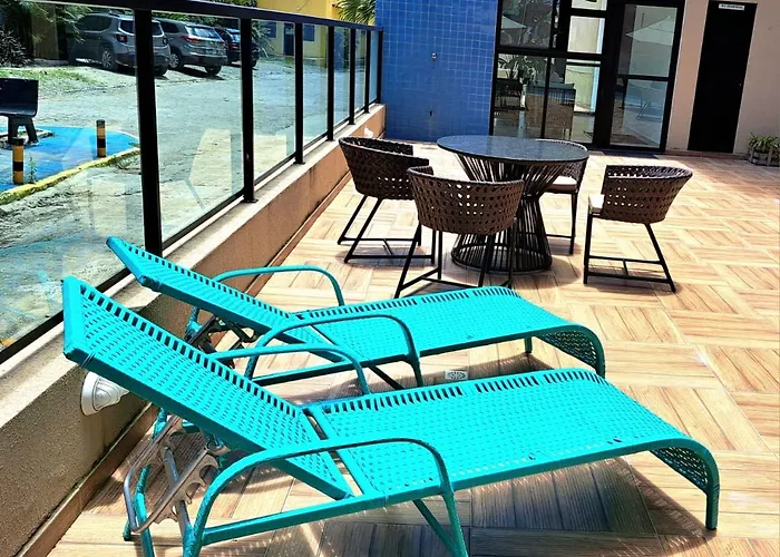 Lindo Flat No Residencial Maraca Beach